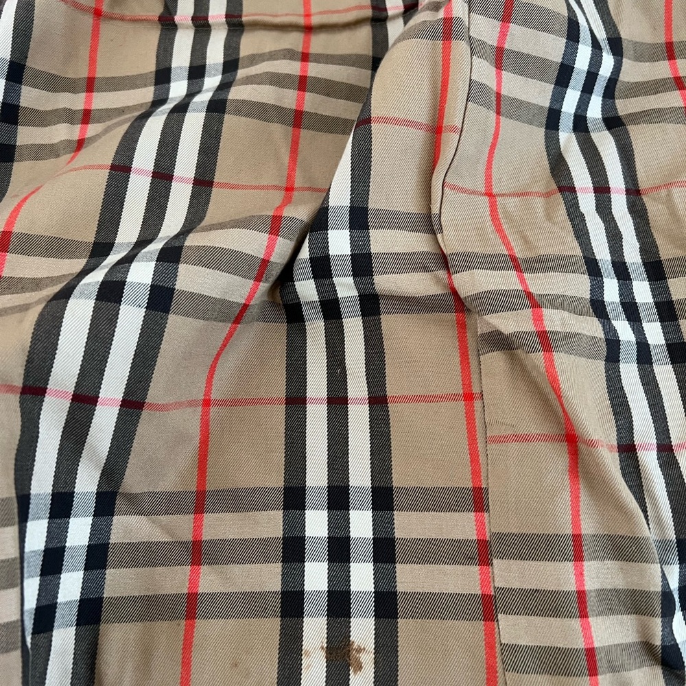 Vintage Burberry Beige Check Lined Trench - Picture 6 of 12